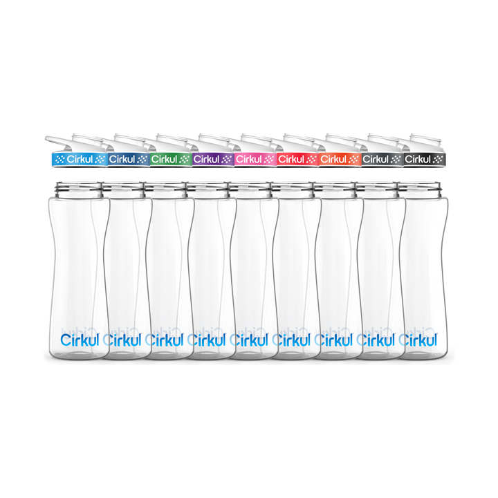 22oz. Plastic Bottle & Comfort Grip Lid L8